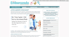 Desktop Screenshot of muyembarazada.com